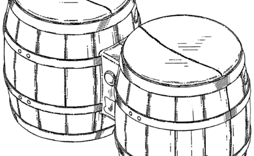 some plastic bongos