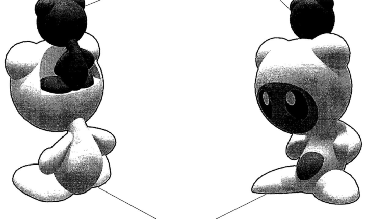 two chibi characters stacked on top of one another