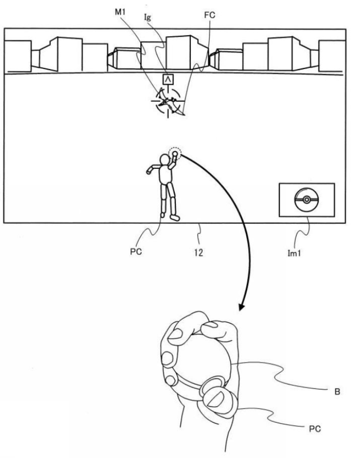 creature capture patent diagram
